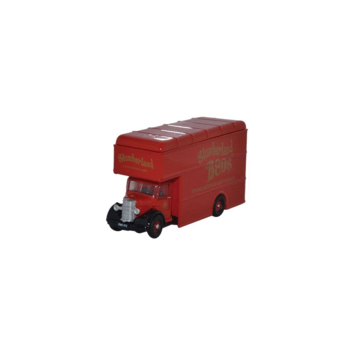 Bedford Pantechnicon Truck - Assembled -- Slumberland Beds, N, Oxford Diecast NBP005