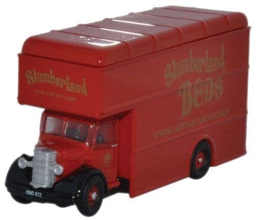 Bedford Pantechnicon Truck - Assembled -- Slumberland Beds, N, Oxford Diecast NBP005