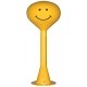 Spherical Water Tower -- Yellow w/Smiley Face - Kit, N, Railtown Model Railroad Suppli 3903