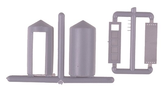 Southern Pacific Concrete Phone Booth, HO, Hi-Tech Details 8000