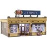 Built-&-Ready Landmark Structures(R) -- J. Frank`s Grocery 5 1/4 x 4 1/8` 13.3 x 10.4 cm, HO, Woodland Scenics 5050
