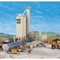 Black Gold Asphalt Hot Mix Plant -- Kit - 9-3/4 x 14-1/8 x 10-1/2′ 24.3 x 35.3 x 26.2cm, HO, Walthers Cornerstone 3085