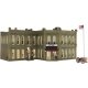 Municipal Building - Built & Ready Landmark Structures(R) -- Assembled - 4-1/2 x 3-3/16′ 11.4 x , N, Woodland Scenics 4930