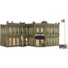 Municipal Building - Built & Ready Landmark Structures(R) -- Assembled - 4-1/2 x 3-3/16′ 11.4 x , N, Woodland Scenics 4930