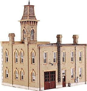 Woodland Scenics DPM Landmark Structures(R) - Kit -- Fire Station No. 3 - 6-3/4 x 5-1, HO, Design Preservation Models 12400