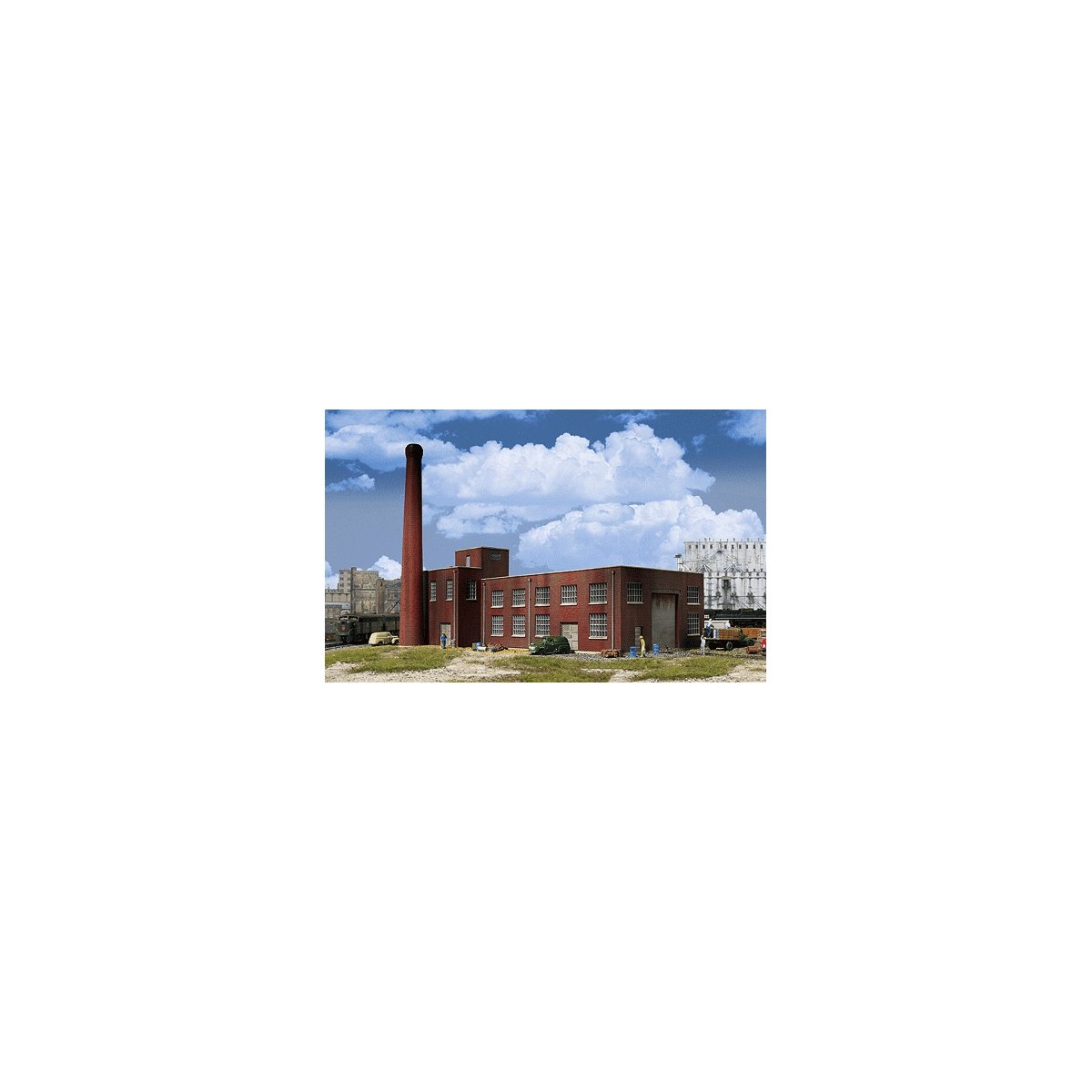 Machine Shop -- Kit - 8-1/8 x 5-1/4 x 6-1/2′ 20.6 x 13.3 x 16.5cm, N, Walthers Cornerstone 3264