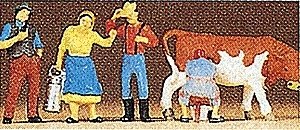 Working People -- Farm Workers 2 pkg(4), HO, Preiser Kg 10044