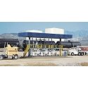 Tanker Truck Loading Rack -- Kit - 7 x 3-1/2 x 3-3/16′ 17.8 x 8.9 x 8.1cm, HO, Walthers Cornerstone 3169