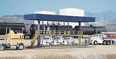 Tanker Truck Loading Rack -- Kit - 7 x 3-1/2 x 3-3/16′ 17.8 x 8.9 x 8.1cm, HO, Walthers Cornerstone 3169