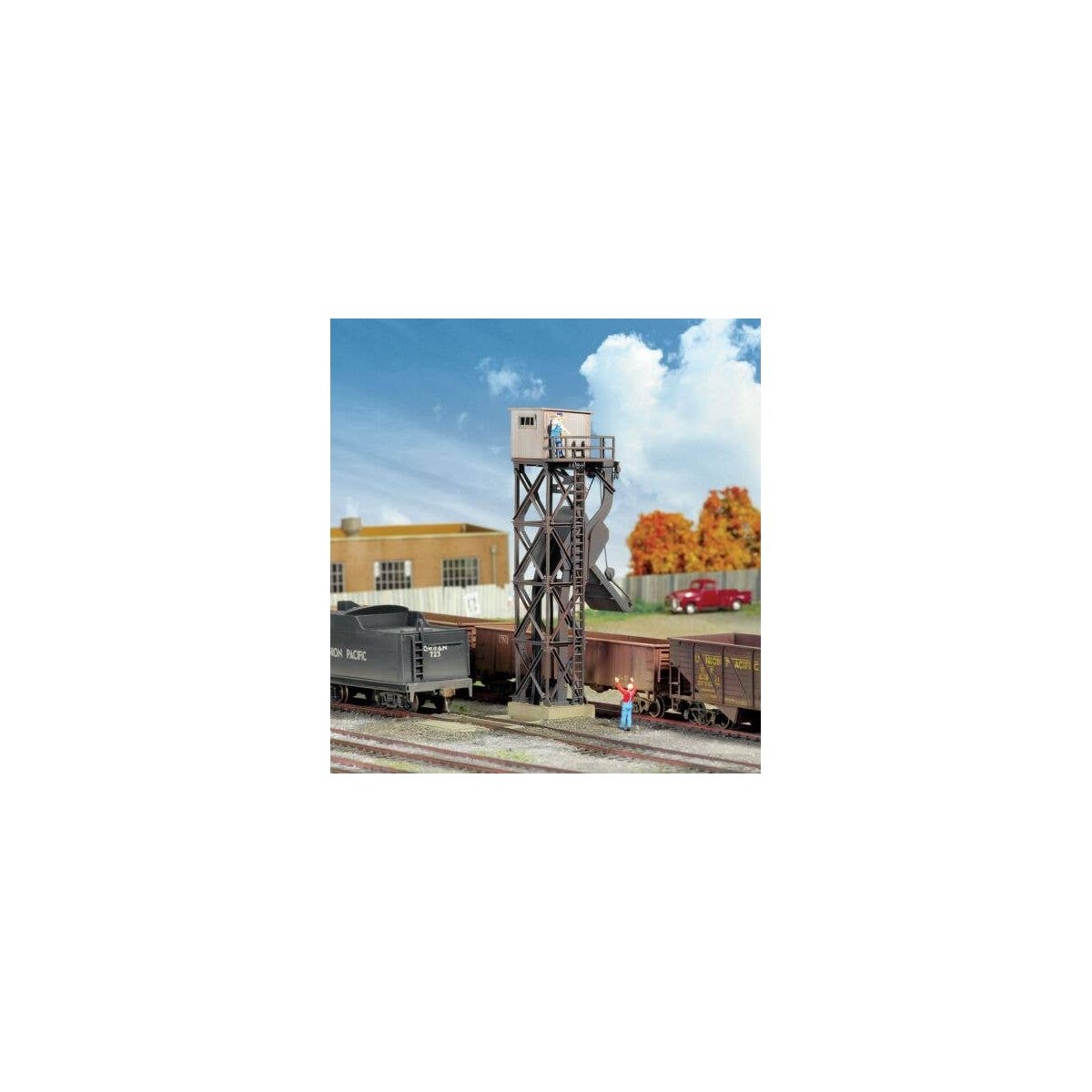 Cinder Conveyor & Ash Pit -- Kit, HO, Walthers Cornerstone 3181