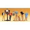 People Working -- TV/Movie Crew, HO, Preiser Kg 10062