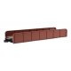 Girder Bridge w/Nickel Silver Rail - E-Z Track(R) -- Oxide Red, N, Bachmann Industries 44651