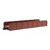Girder Bridge w/Nickel Silver Rail - E-Z Track(R) -- Oxide Red, N, Bachmann Industries 44651