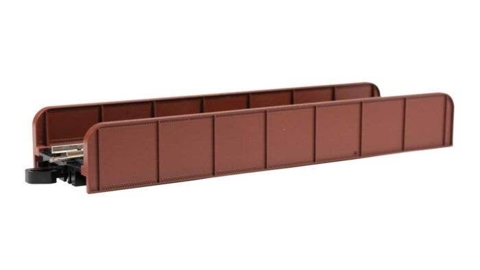Girder Bridge w/Nickel Silver Rail - E-Z Track(R) -- Oxide Red, N, Bachmann Industries 44651