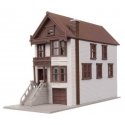 Steiner House Victorian House -- Kit - 1-11/16 x 4-3/16 x 2-11/16′ 4.29 x 10.64 x 6.83cm, N, WalthersTrainline 1052