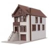 Steiner House Victorian House -- Kit - 1-11/16 x 4-3/16 x 2-11/16′ 4.29 x 10.64 x 6.83cm, N, WalthersTrainline 1052
