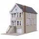 Kavanaugh House Victorian House -- Kit - 1-11/16 x 4-3/16 x 2-11/16′ 4.29 x 10.64 x 6.83cm, N, WalthersTrainline 1050
