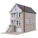 Kavanaugh House Victorian House -- Kit - 1-11/16 x 4-3/16 x 2-11/16′ 4.29 x 10.64 x 6.83cm, N, WalthersTrainline 1050