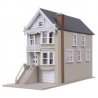 Kavanaugh House Victorian House -- Kit - 1-11/16 x 4-3/16 x 2-11/16′ 4.29 x 10.64 x 6.83cm, N, WalthersTrainline 1050