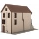 Steiner House Victorian House -- Kit - 3-9/16 x 7-11/16 x 5′ 9.05 x 19.53 x 12.7cm, HO, WalthersTrainline 952
