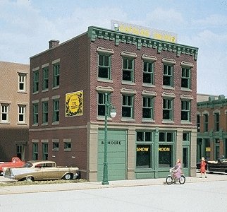 B. Moore Catalog Showroom - Kit - Woodland Scenics DPM Landmark Structures(R) -- 100 , HO, Design Preservation Models 10400