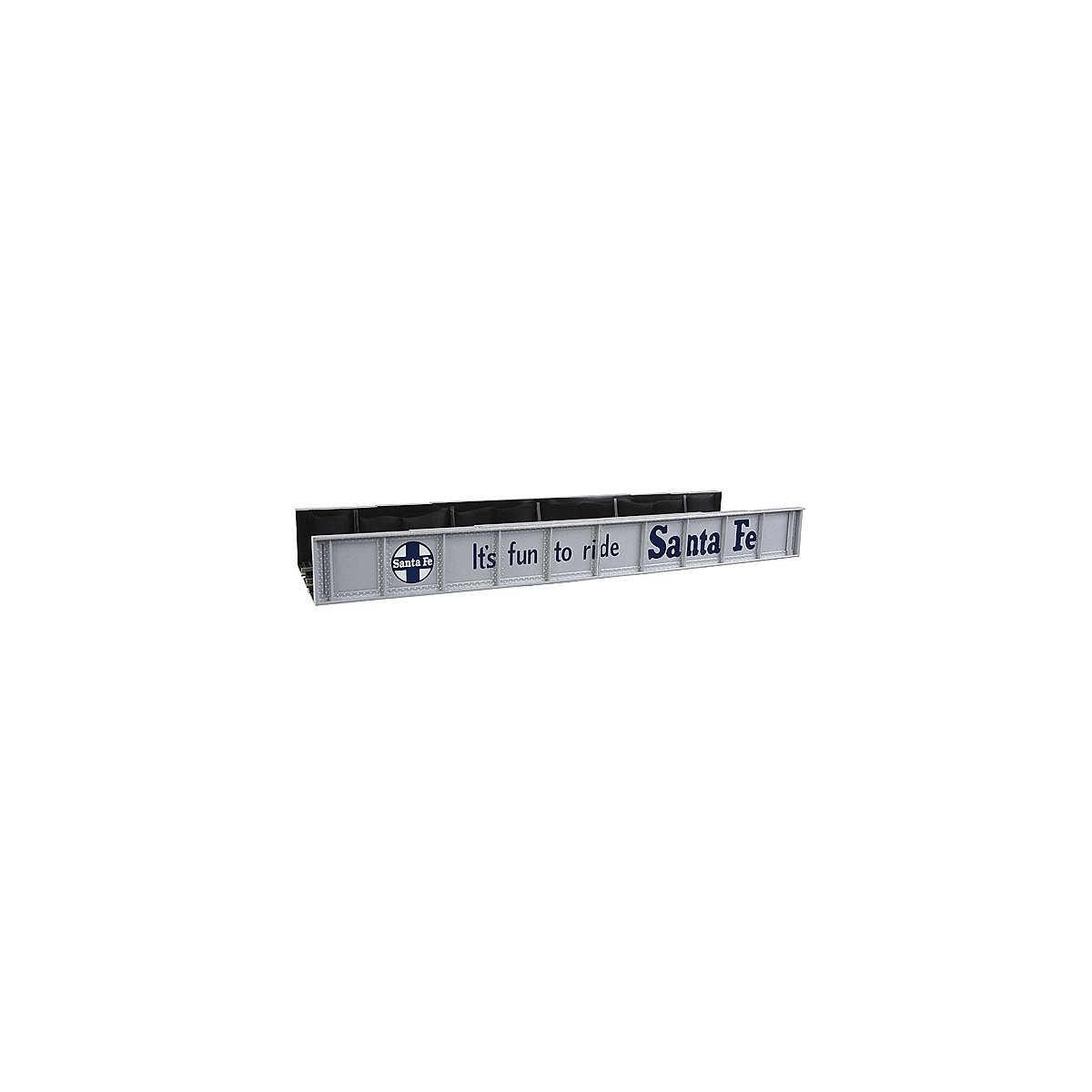 Code 100 Decorated Plate Girder Bridge -- Santa Fe, HO, Atlas Model Railroad Co. 70000011