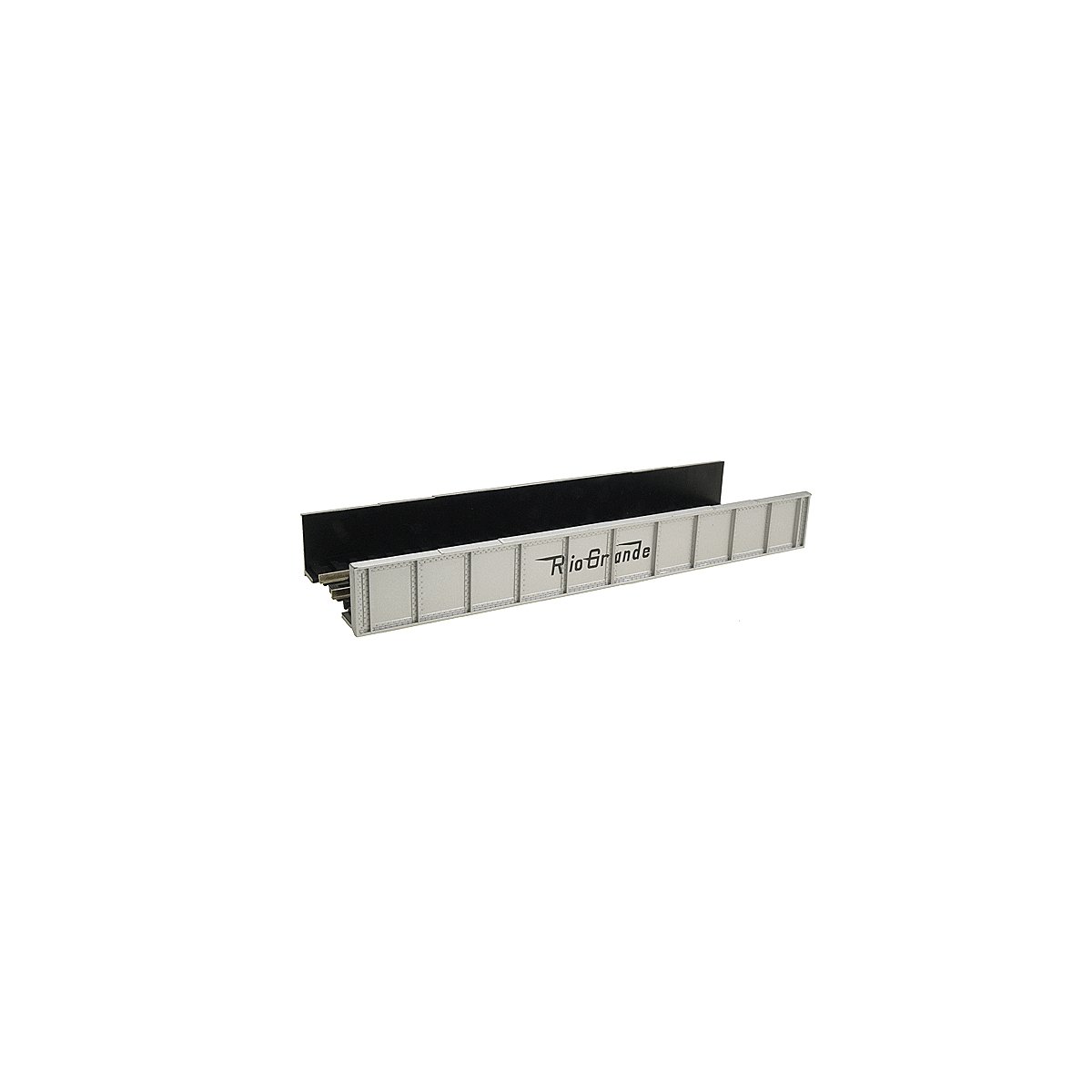 Decorated Code 80 Plate-Girder Bridge -- Denver & Rio Grande Western (black, white), N, Atlas Model Railroad Co. 2552