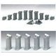 Add-On Gradual Pier Set - Unitrack -- 7/16 - 1-5/8′ 11-42mm High, N, Kato USA Inc 230161