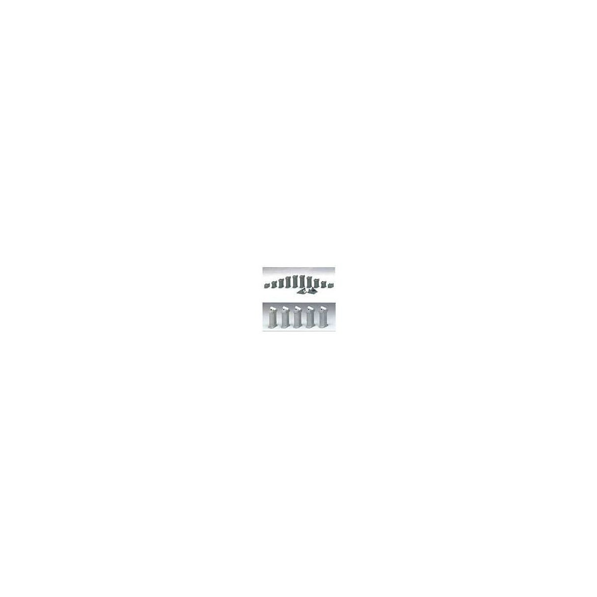 Add-On Gradual Pier Set - Unitrack -- 7/16 - 1-5/8′ 11-42mm High, N, Kato USA Inc 230161