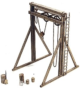 Overhead Crane Kit -- 2-3/4 x 3′ 7 x 7.7cm, HO, Durango Press 72