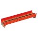 Single-Plate Girder Bridge - 7-5/16′ 186mm -- Red, N, Kato USA Inc 20450