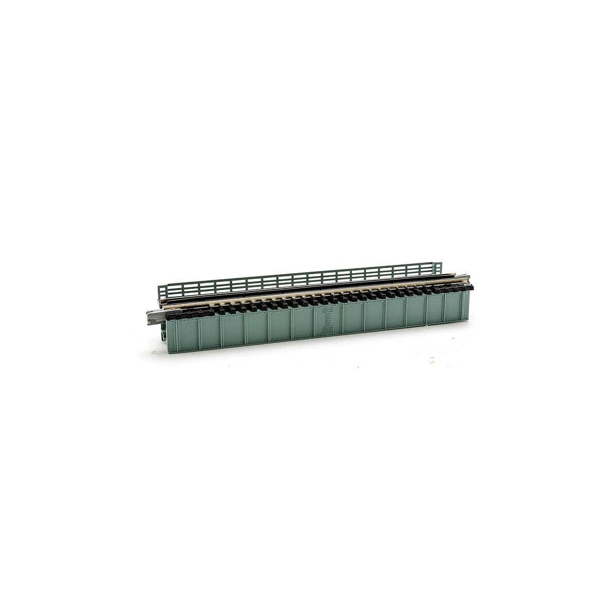 Deck Girder Bridge -- 4-31/32′ 124mm Long (gray), N, Kato USA Inc 20462