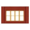 Modular Building System(TM) -- One-Story Wall Sections w/Victorian Window - Kit, HO, Design Preservation Models 30147