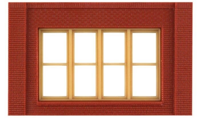 Modular Building System(TM) -- One-Story Wall Sections w/Victorian Window - Kit, HO, Design Preservation Models 30147