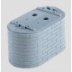Bridge Pillar pkg(2) -- 1-3/16′ 3cm, HO, Marklin, Inc 7253