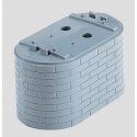 Bridge Pillar pkg(2) -- 1-3/16′ 3cm, HO, Marklin, Inc 7253