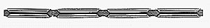 Universal Rail Joiners -- Nickel-Silver (for Code 100 or Code 83 Rail) pkg(48), HO, Atlas Model Railroad Co. 170