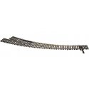 Code 100 Custom Line(R) Mark IV Turnout -- Curved, Right Hand, HO, Atlas Model Railroad Co. 288