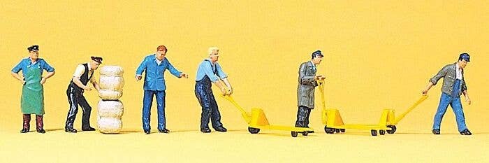 Delivery Men, HO, Preiser Kg 10255