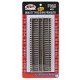 Code 83 Straight Snap-Track(R) -- 6′ 15.2cm pkg(4), HO, Atlas Model Railroad Co. 521