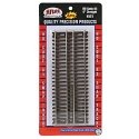 Code 83 Straight Snap-Track(R) -- 6′ 15.2cm pkg(4), HO, Atlas Model Railroad Co. 521