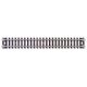 5′ Straight Snap-Track(R) -- Black Ties pkg(6), N, Atlas Model Railroad Co. 2501