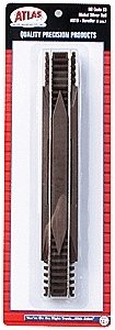 Straight Rerailer -- Code 83 Brown Ties pkg(3), HO, Atlas Model Railroad Co. 519