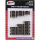 Code 83 Snap Track - Straight Sections -- 10-Piece Assortment - 2 Each: 3/4`, 1`, 1-1/4`,, HO, Atlas Model Railroad Co. 524