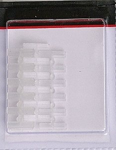 Code 83 Plastic Insulating Rail Joiners -- pkg(24), HO, Atlas Model Railroad Co. 552