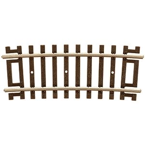 Code 83 Curved Snap Track -- 1/3 Section - 22′ Radius pkg(4), HO, Atlas Model Railroad Co. 537