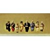 Passengers -- Seated pkg(8), HO, Preiser Kg 10299