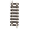 Code 55 Track w/Nickel-Silver Rail & Brown Ties -- Straight - 2′ 5.1cm pkg(6), N, Atlas Model Railroad Co. 2005