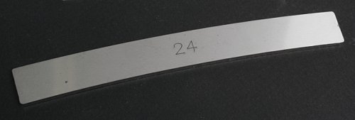 5` Curved Track Alignment Gauge -- 24` Radius, HO, Ribbonrail 24