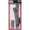 Code 83 Snap-Switch(R) Manual Turnout -- 18′ Radius, Left Hand, HO, Atlas Model Railroad Co. 542